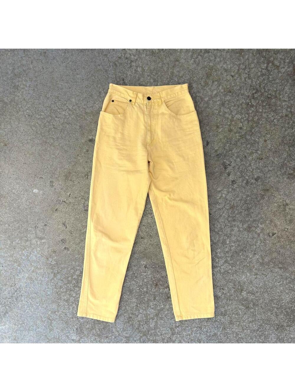 90s 100% Cotton Butter Mom Jeans Size S